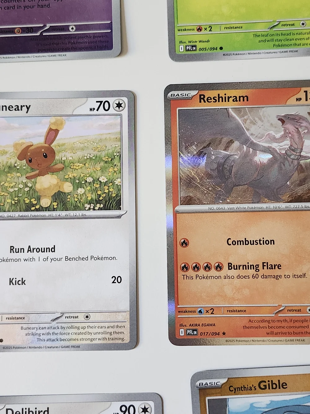 Pokemon Card Lot of 12 - Reshiram Holo, Vintage Misty's Staryu, Krookodile & Mor